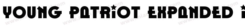 Young Patriot Expanded Italic字体转换